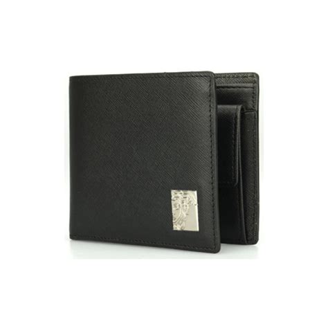 versace mens wallet vitello saffiano|versace wallet.